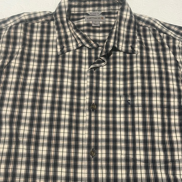 Carhartt Men's Checkered Button Down Shirt - Picture 2 of 6